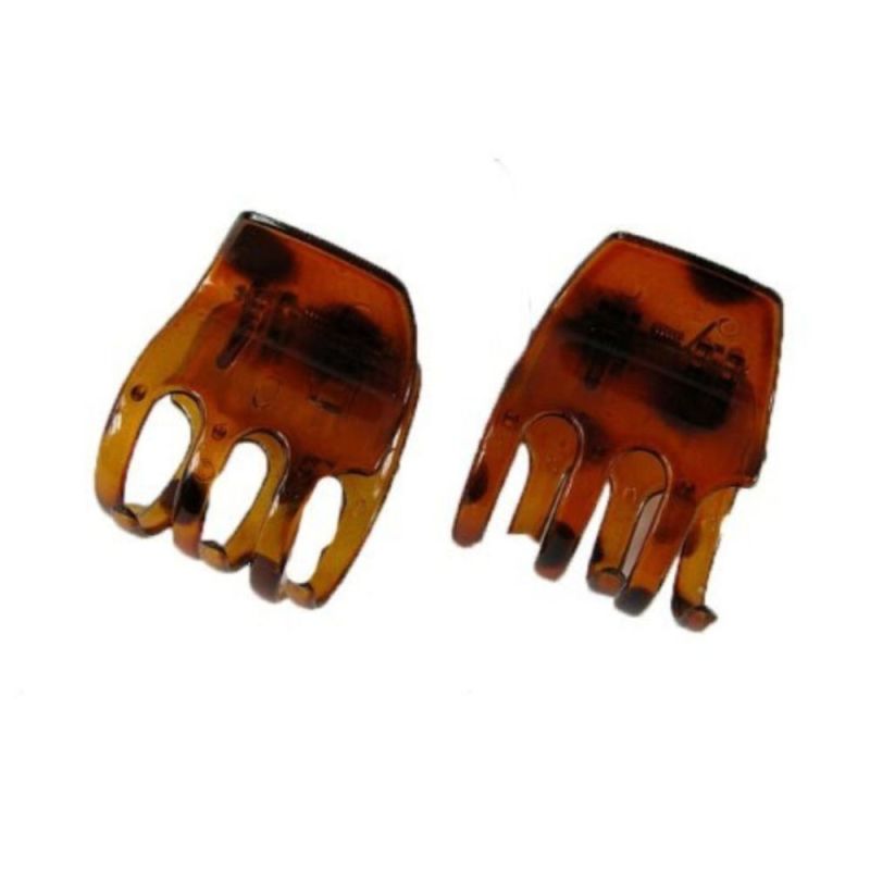 Haarklem Bruin 3cm 2 stuks