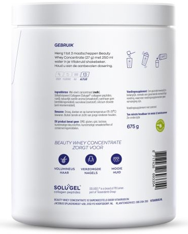 Vitakruid Beauty Whey Protein + Collagen 675 Gram