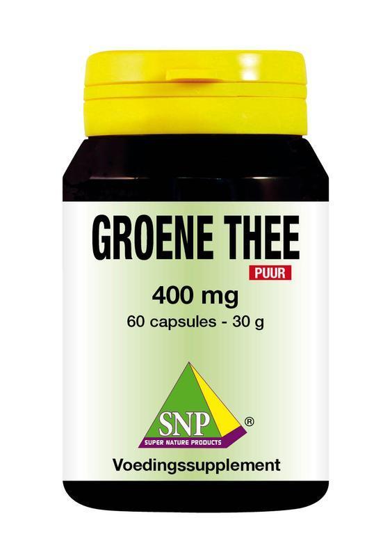 Groene thee 400 mg puur 60 Capsules
