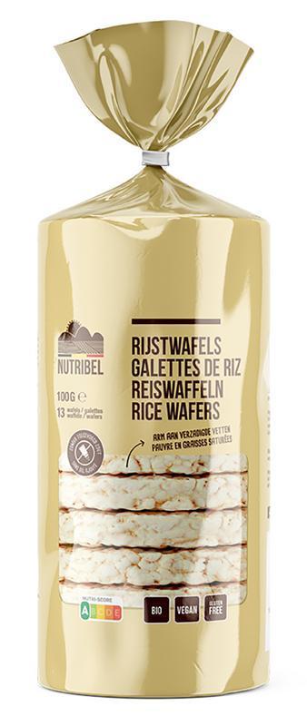 Rijstwafels zonder zout glutenvrij bio 100g