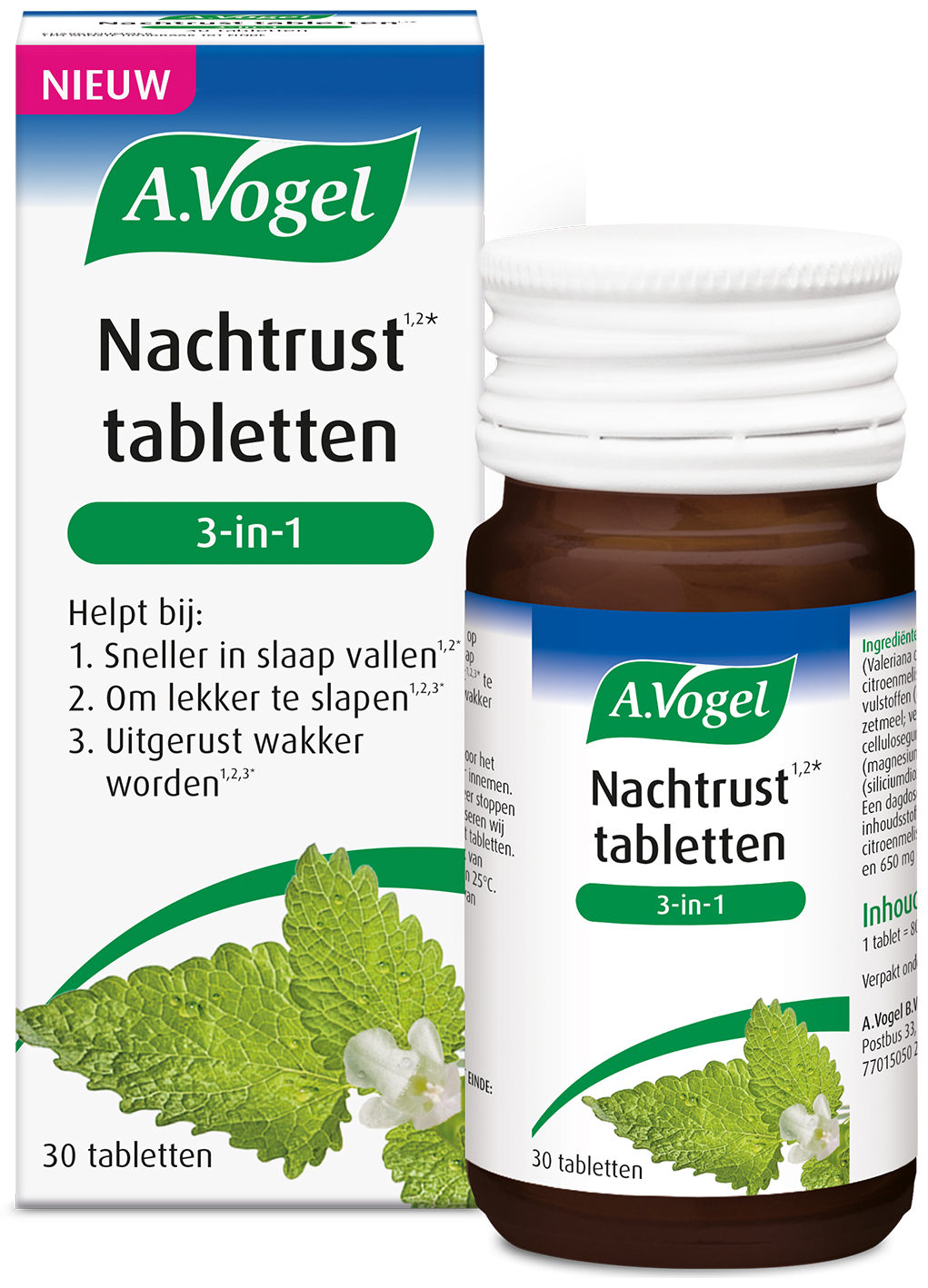 A.Vogel Nachtrust 3-in-1 30 Stuks