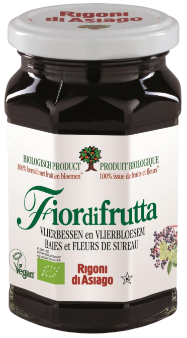 Jam Vlierbessen & Vlierbloesem 250 gram