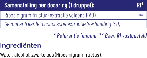 Vitakruid Ribes nigrum tinctuur 100ml