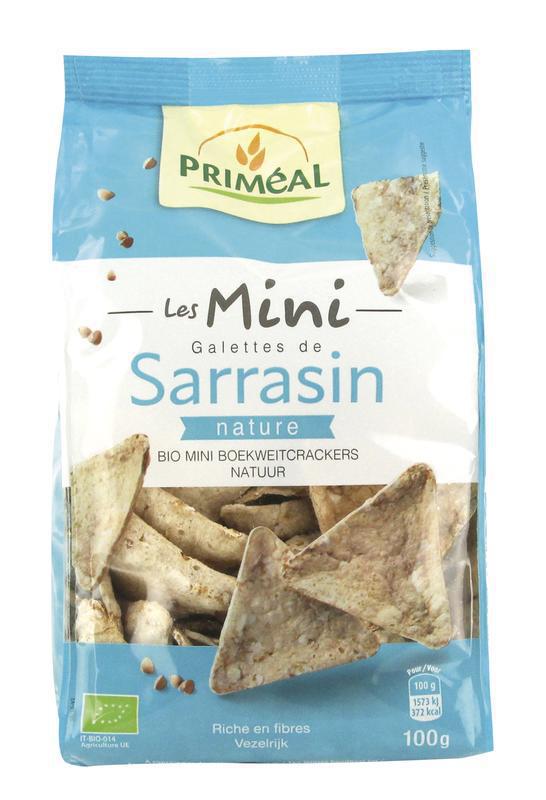 Primeal Boekweitcrackers Mini Naturel 100g