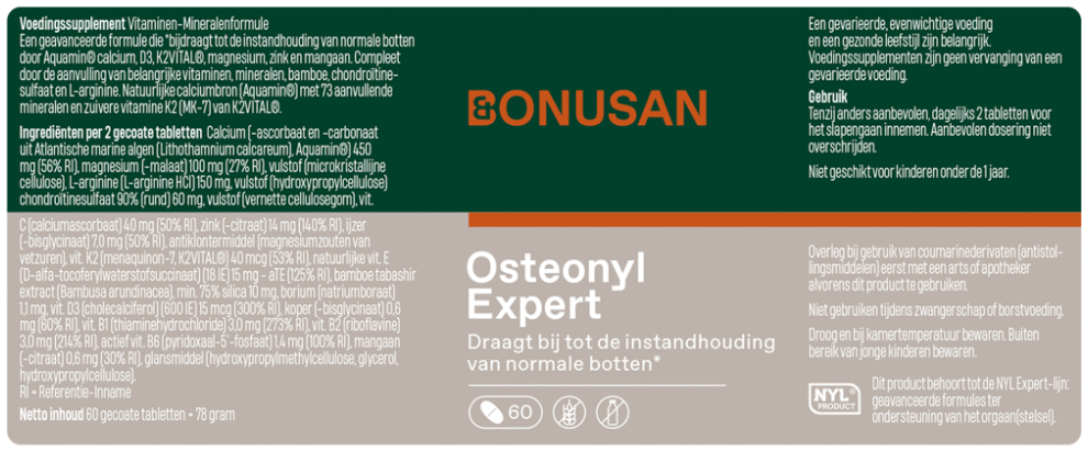 Bonusan Osteonyl Expert 60 Tabletten