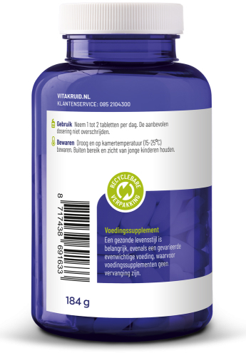 Vitakruid Magnesium 200 Citraat 90 tabletten