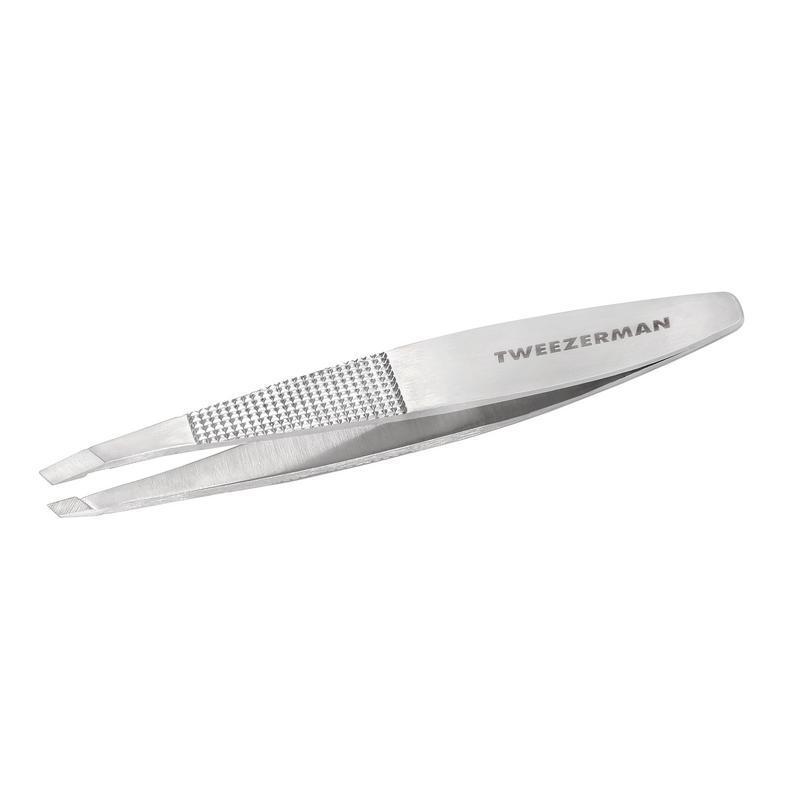 Slant tweezer no slip with grip 1st