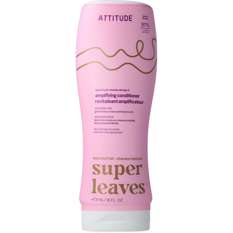 Attitude Super Leaves Conditioner Coconut Oil Curl Amplifying Type 2 473 ml