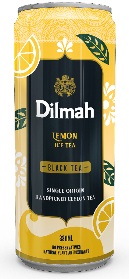 Dilmah Citroen Zwarte Ijsthee 330ml