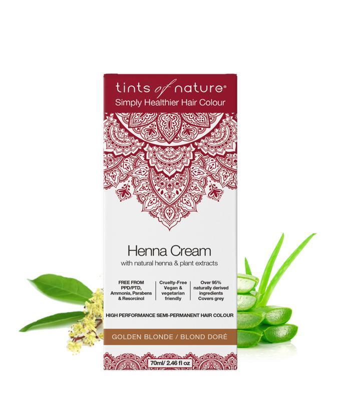 Henna Cream Golden Blond Semi Permanent 70 ML