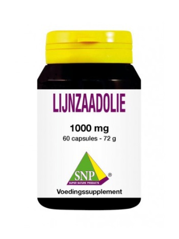 Lijnzaadolie 1000 mg 60 capsules