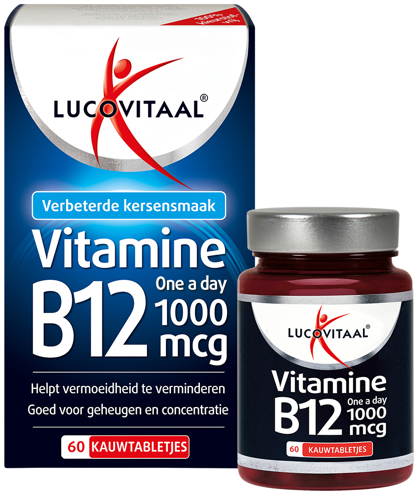 Lucovitaal Vitamine B12 1000mcg 60 kauwtabletten