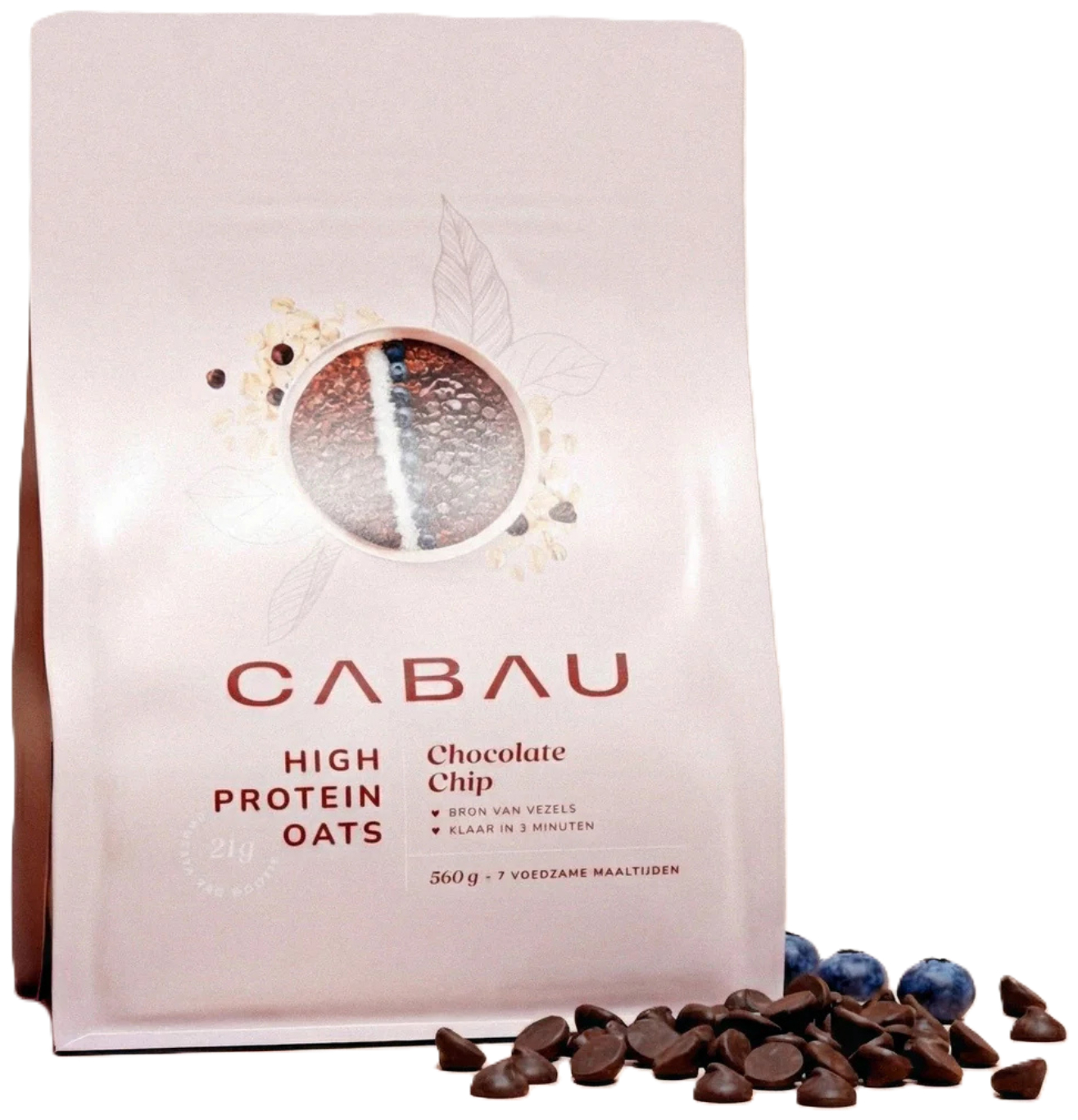 Cabau Lifestyle Protein Oats Chocolate Chip 560 Gram