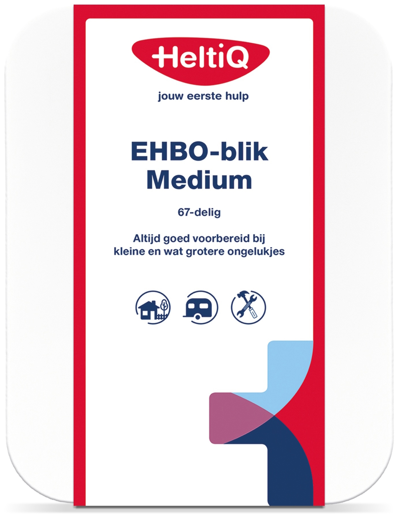 HeltiQ EHBO Blik Medium 1 stuk