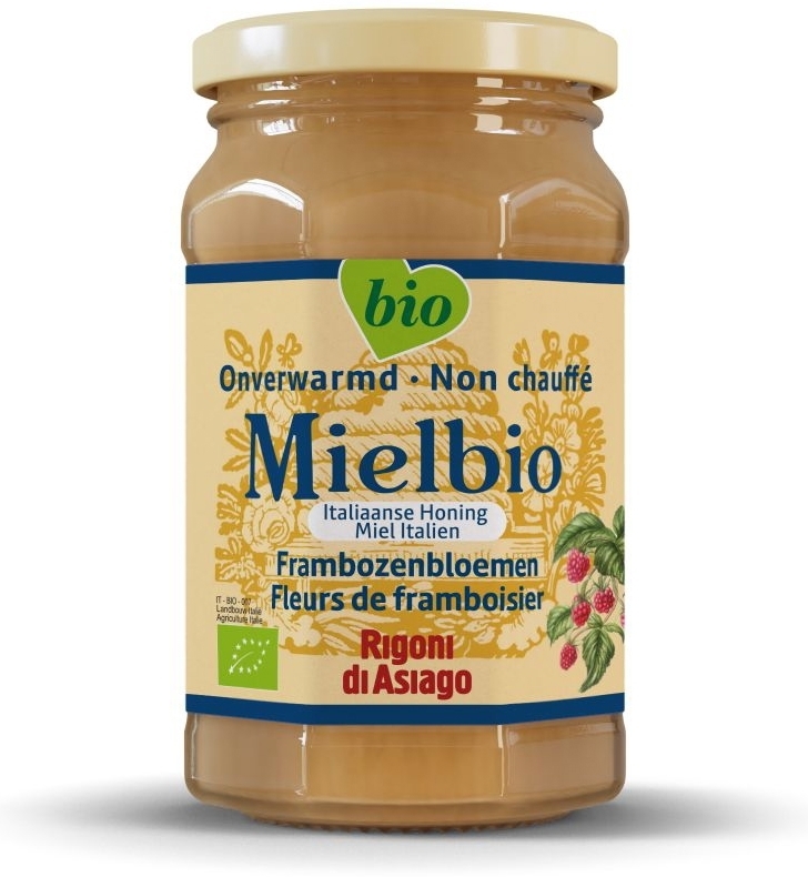 Mielbio Framboos creme honing bio 300g
