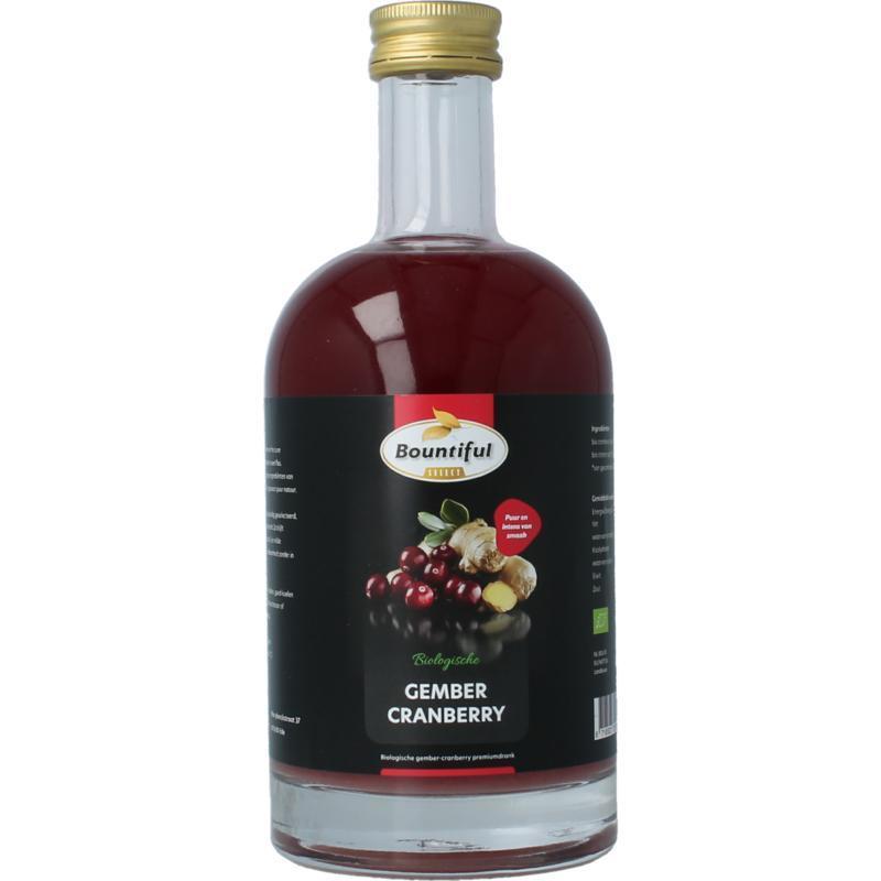 Gember sap cranberry bio 500ml