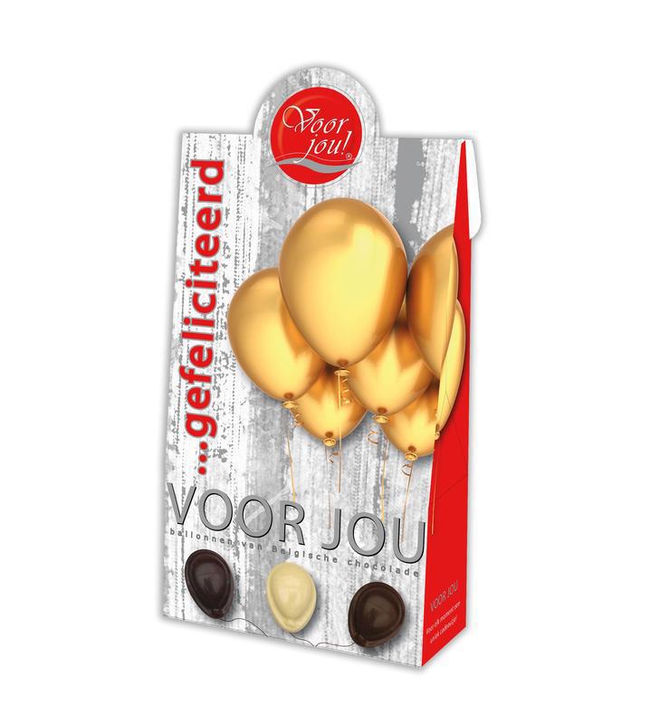 Chocolade Ballonnen Gefeliciteerd 100 Gram