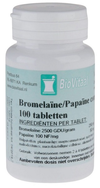 bromelaine/papaine 100tb