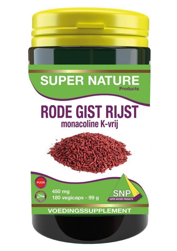 Rode gist rijst monacoline 180vc