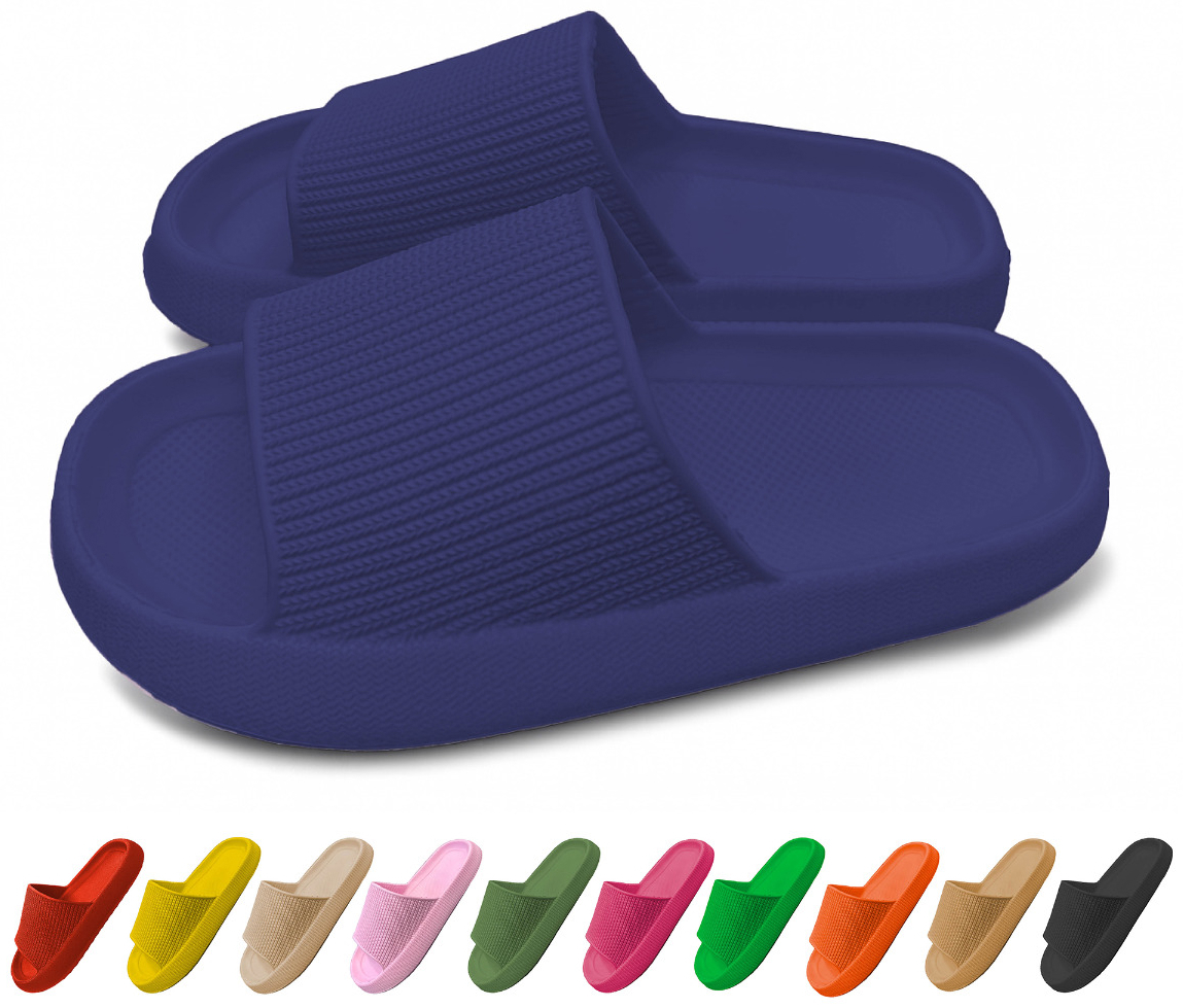 Lucovitaal Zomer Badslipper 39-40 Donkerblauw 1 Paar