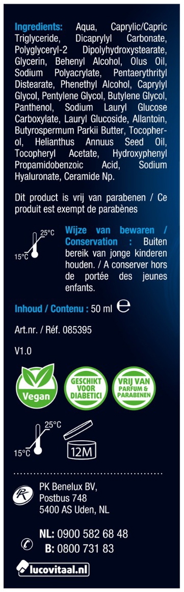 Lucovitaal Extreem Droge Geïrriteerde Huid Crème 50 ML