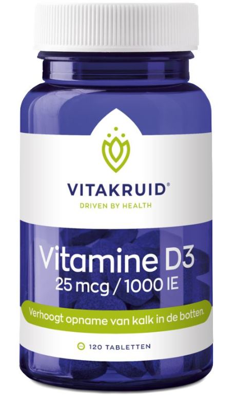 Vitamine D3 25 mcg 120 tabletten