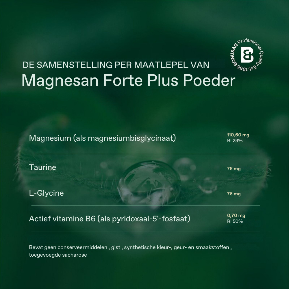 Bonusan Magnesan Forte Plus Poeder 240 Gram