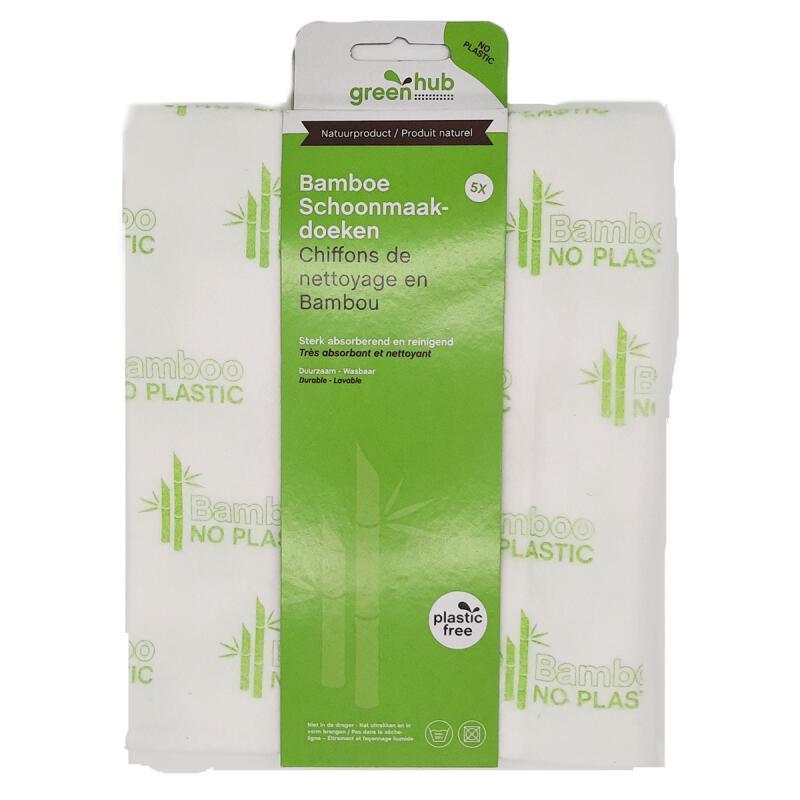 Schoonmaakdoeken Bamboe 5 Stuks