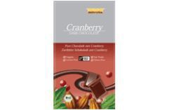 Pure chocolade cranberry bio 100 gram
