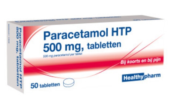 Paracetamol 500mg 50 tabletten