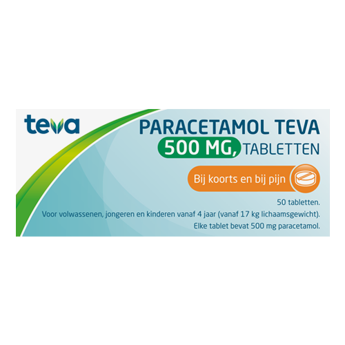 Paracetamol 500 milligram 50 Tabletten