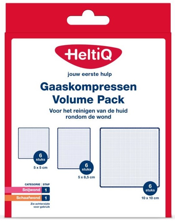 Gaaskompressen Volume P 18 18st