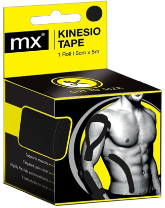 Kinesiology Tape Blck 5x5cm 1st