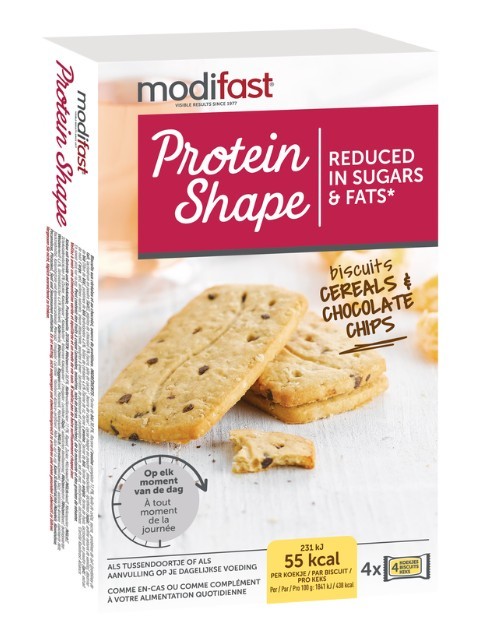 Protein Shape Biscuits Granen & Chocoladestukjes 16 stuks