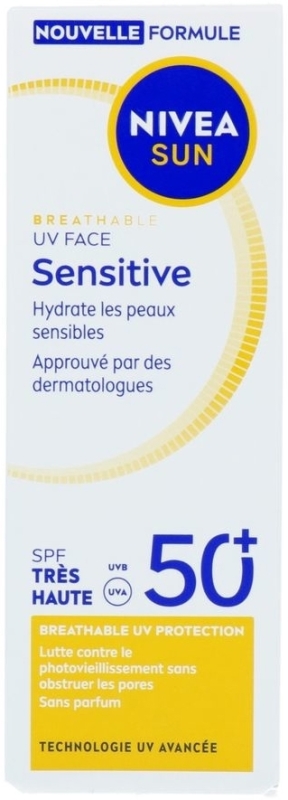 Nivea Sun Face Sensitive Spf50 .0 40