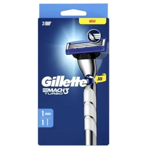 Gillette Mach3 Turbo 3d Scheersysteem 1 St 1st