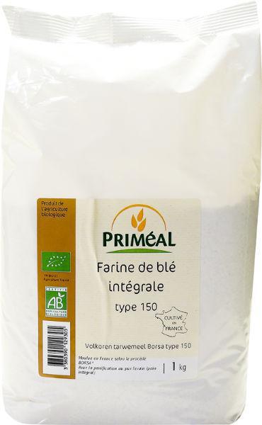 Priméal Primeal Volkoren Tarwemeel Borsa 150 1000g