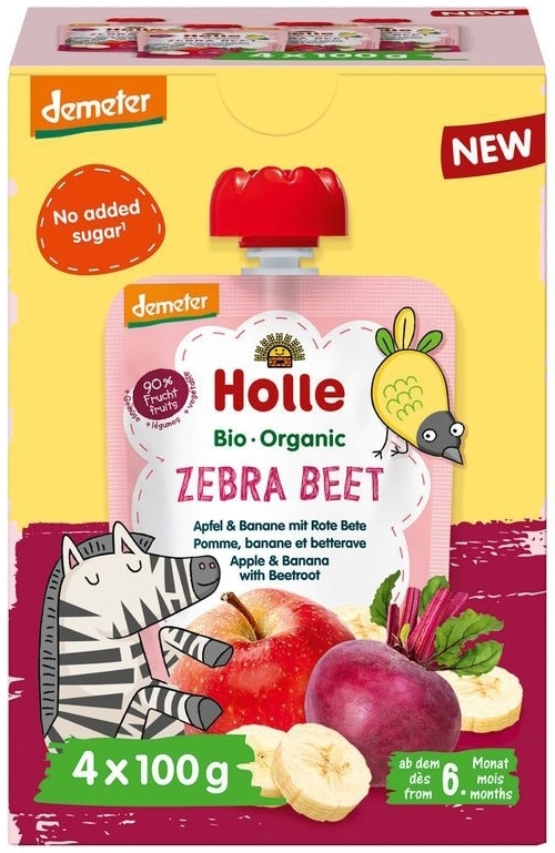 Knijpfruit Biet Bio 4 Stuks