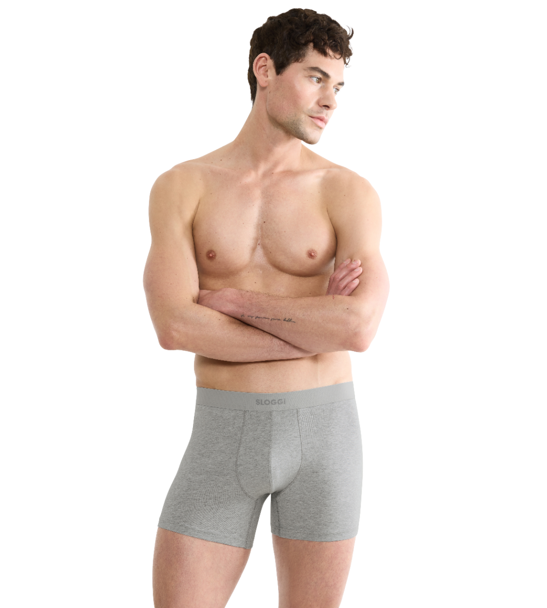 Sloggi MEN Ever Ease Heren Short Dark Grey Melange