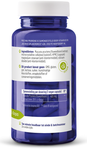 Vitakruid Mucuna Pruriens 400 MG 60 capsules