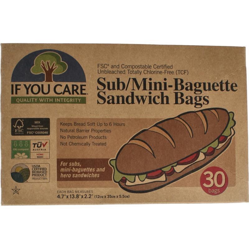 Mini baguette & sandwich bags 30st
