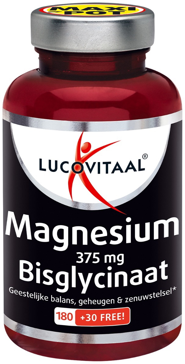 Lucovitaal Magnesium Bisglycinaat 375 mg 210tb