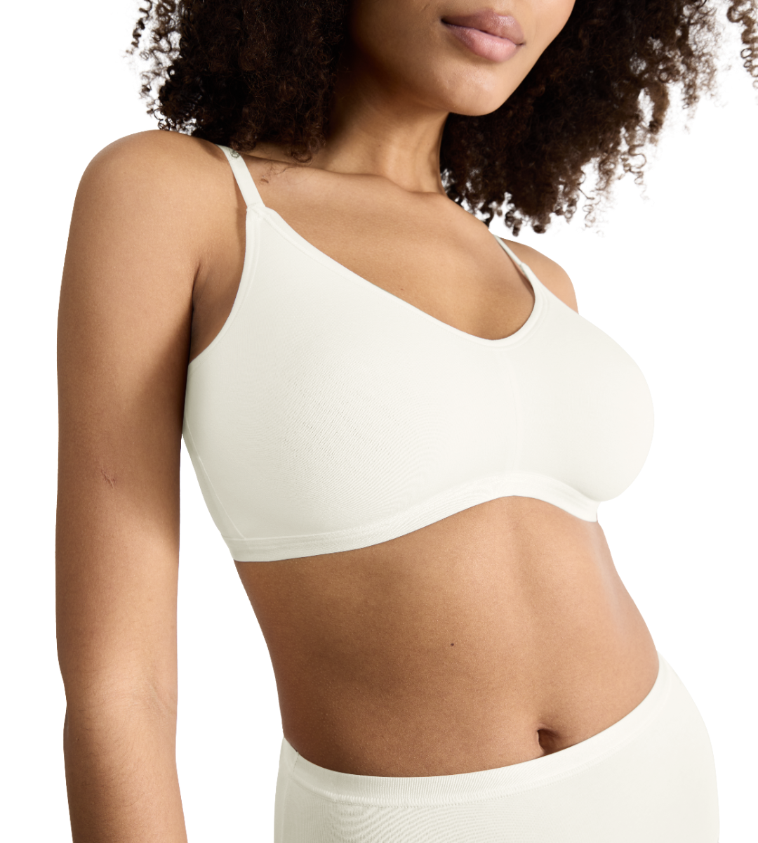 Sloggi GO Daily Cotton Dames Soft Bh Silk White