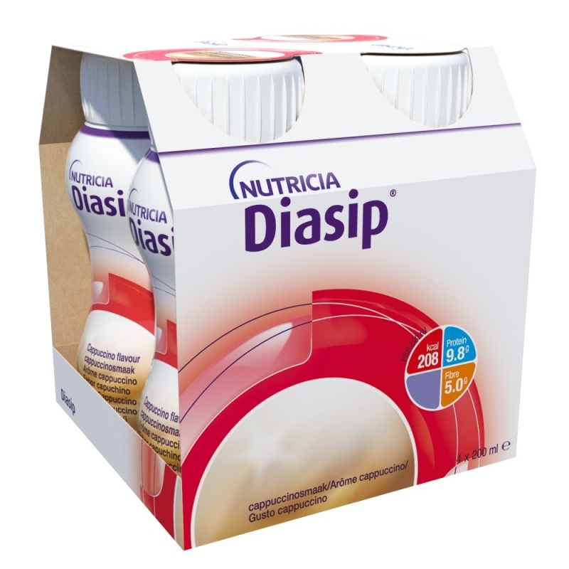 Diasip cappuccino 4pck 6 x 800ML