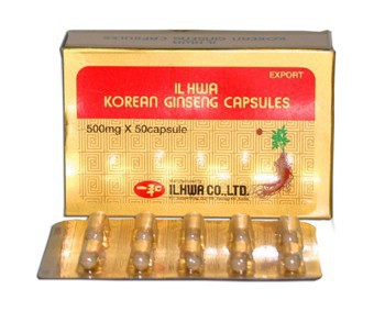 Ginseng poeder 500 mg 50cap