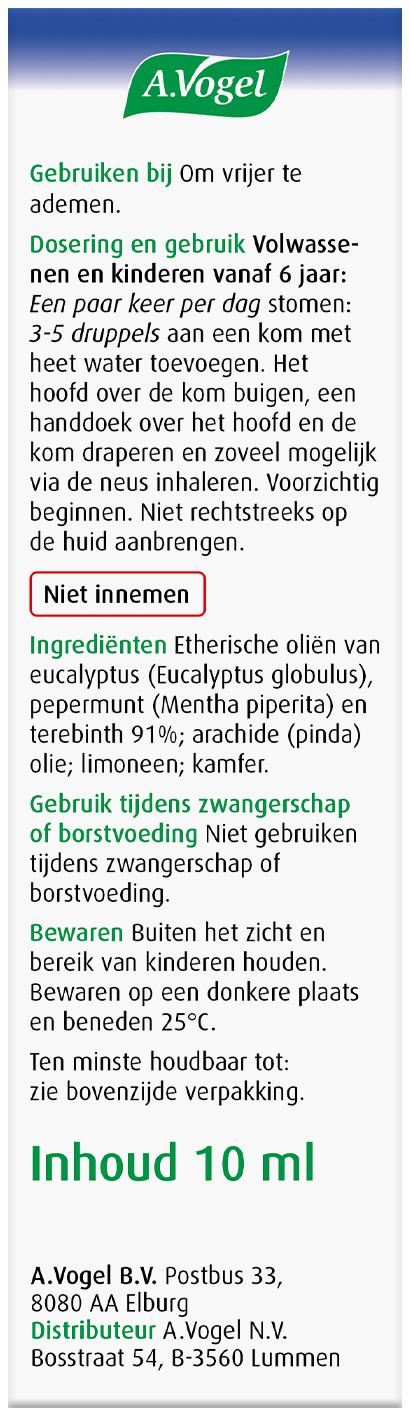 A.Vogel Cinuforce Inhalatiedruppels 10ml