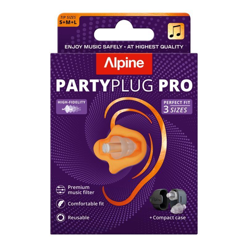Partyplug pro transparant 1paar