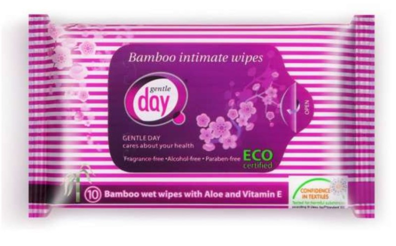 Natte Doekjes van Bamboe 10st