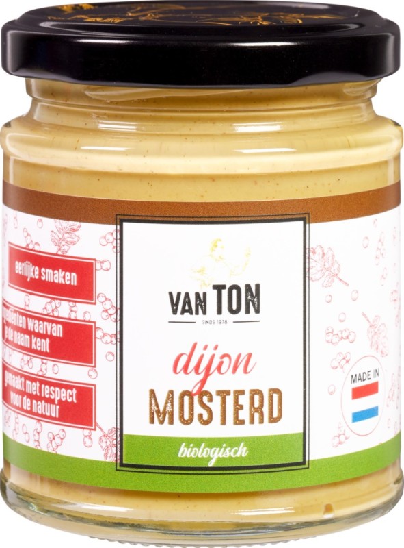 Dijon Mosterd Biologisch 180gr