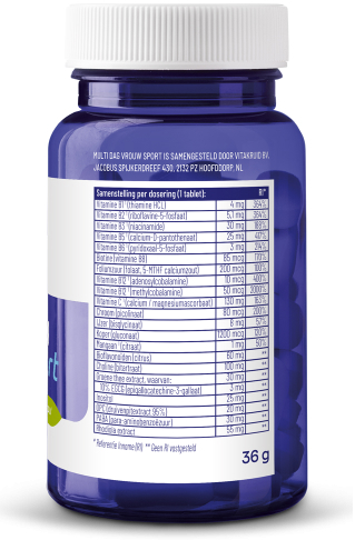 Vitakruid Multi Dag Vrouw Sport 30 Tabletten